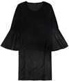 Alfani Womens Foil Velvet A-Line Dress