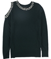 I-N-C Womens Embellished Pullover Sweater medgreen S