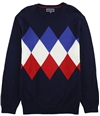 Club Room Mens Exploded Argly Pullover Sweater navyblue S