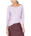 I-N-C Womens Lace Up Sides Pullover Sweater lilac M