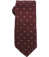 Club Room Mens Oxford Dot Self-tied Necktie red One Size