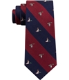 Club Room Mens Duck Bar Stripe Self-tied Necktie redblue One Size