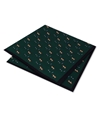 Club Room Mens Hunting Hound Pocket Square green One Size