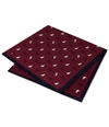 Club Room Mens Shadow Geese Pocket Square red One Size