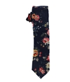 bar III Mens Clara Floral Self-tied Necktie navy One Size