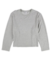 bar III Womens Cropped Sweatshirt gray 2XL