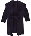 Alfani Womens Drape-Front Wrap Jacket purple S/M