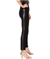 I-N-C Womens leather stripe Casual Trouser Pants deepblack2 16x30