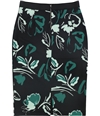 Alfani Womens Floral Midi Skirt green XS