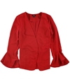 Alfani Womens Flutter Sleeve Jacket mediumred S