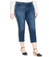 Style & Co. Womens Side Stripe Ankle Slim Fit Jeans