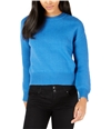 maison Jules Womens Ribbed Sleeve Pullover Sweater brightblue XXS