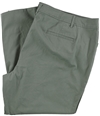 Charter Club Womens Solid Casual Chino Pants green 28W/30