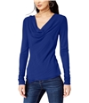 I-N-C Womens Cowl Neck Pullover Blouse