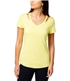 I-N-C Womens Cutout Basic T-Shirt sunray XS