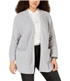 Style & Co. Womens Chenille Cardigan Sweater ltpasgry 0X
