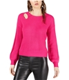 bar III Womens Balloon Sleeve Pullover Sweater pink S
