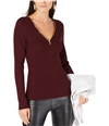 I-N-C Womens Zipper V Pullover Sweater mediunred XL