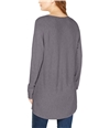 I-N-C Womens V-Neck Sweater Tunic Blouse medhthrgry XS