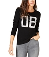 I-N-C Womens Embellished 08 Pullover Sweater black S