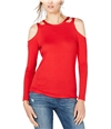 I-N-C Womens Cutout Cold Shoulder Blouse realred 2XL