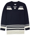Charter Club Womens Striped Knit Sweater blue 2X