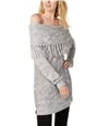 I-N-C Womens Foldover Tunic Sweater