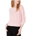 maison Jules Womens Bow-Back Knit Sweater ltpaspink L