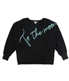 bar III Womens Glitter Pullover Sweater black XL