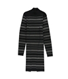 Bar Iii Womens Rhinestone Stripe Sweater Dress