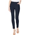 I-N-C Womens Exposed Button Casual Trouser Pants navy 2x29