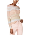I-N-C Womens Metallic Pullover Sweater rosegold S