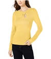 I-N-C Womens Neckline Twist Pullover Sweater brghtyell XL