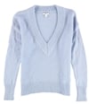 bar III Womens V-Neck Pullover Sweater blue XXS