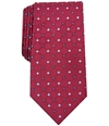 Club Room Mens Linked Neat Self-tied Necktie burgundy One Size