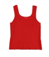 bar III Womens Ribbed Tank Top red L