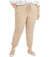 Style & Co. Womens Pull-On Twill-Tape Casual Trouser Pants almondkhaki 16W/25