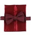 Alfani Mens 2-Piece Self-tied Bow Tie red One Size