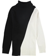 Alfani Womens 2-Tone Pullover Sweater black XL