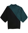 Alfani Womens 2-Tone Pullover Sweater darkblue M
