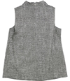 Alfani Womens 3-Tone Sleeveless Blouse Top gray XS