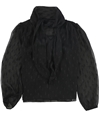 Alfani Womens Sheer-Sleeve Pullover Blouse black S