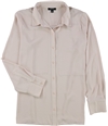 Alfani Womens Seamed Button Up Shirt prairierose L