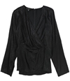 Alfani Womens Scales Pullover Blouse black S