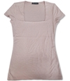 I-N-C Womens Ribbed Basic T-Shirt ltpaspink XL