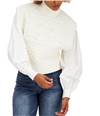 I-N-C Womens Cable Knit Sweater Vest