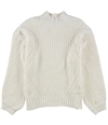 Alfani Womens Mixed-Stitch Pullover Sweater antiquewhite S