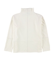 Alfani Womens Mock-Neck Split-Hem Pullover Blouse white M