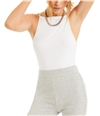 I-N-C Womens Spaghetti-Strap Bodysuit Jumpsuit Pajama white L