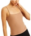 I-N-C Womens Ribbed Tank Top beige S